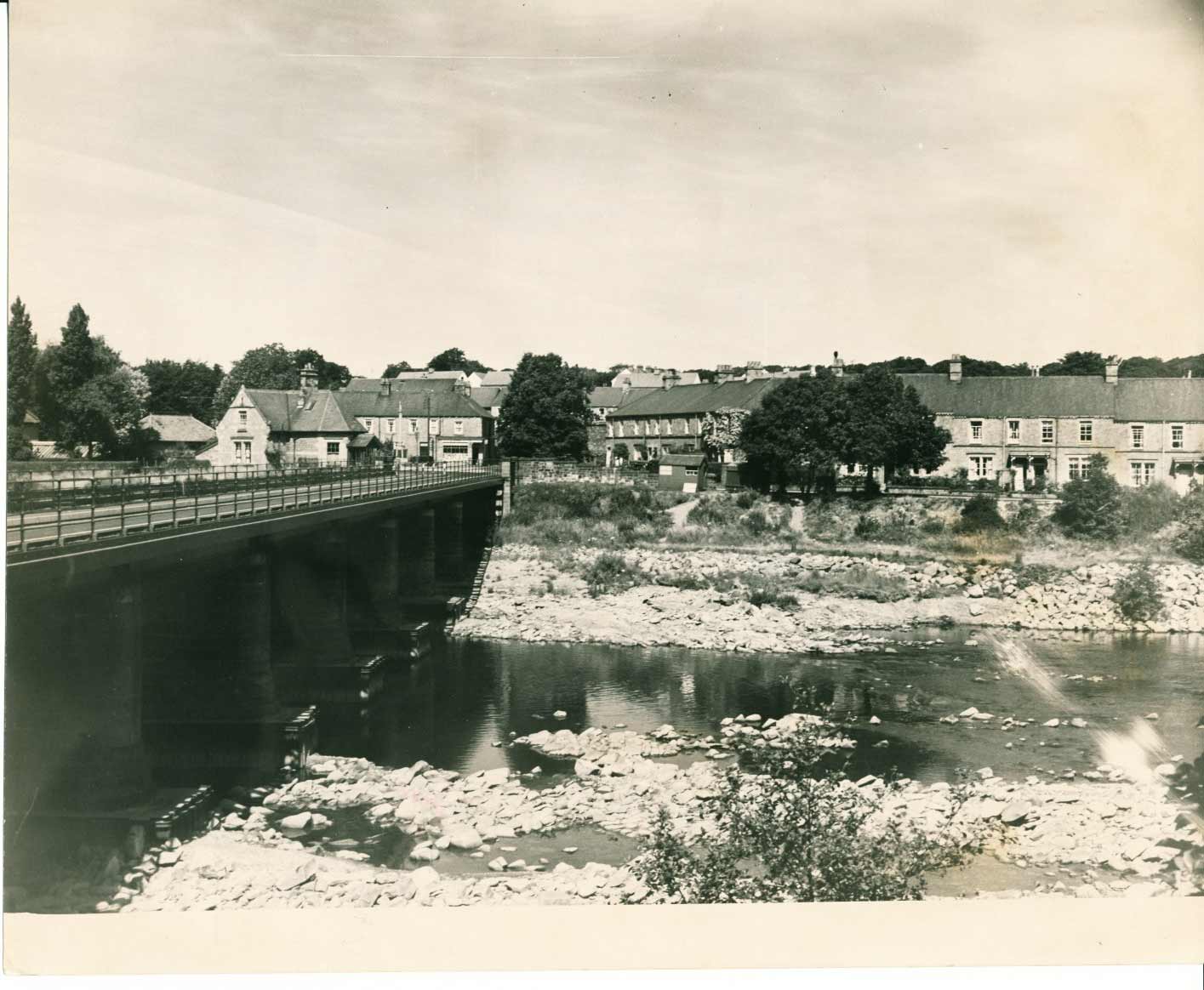Wylam Bridge from the South East in June 1955